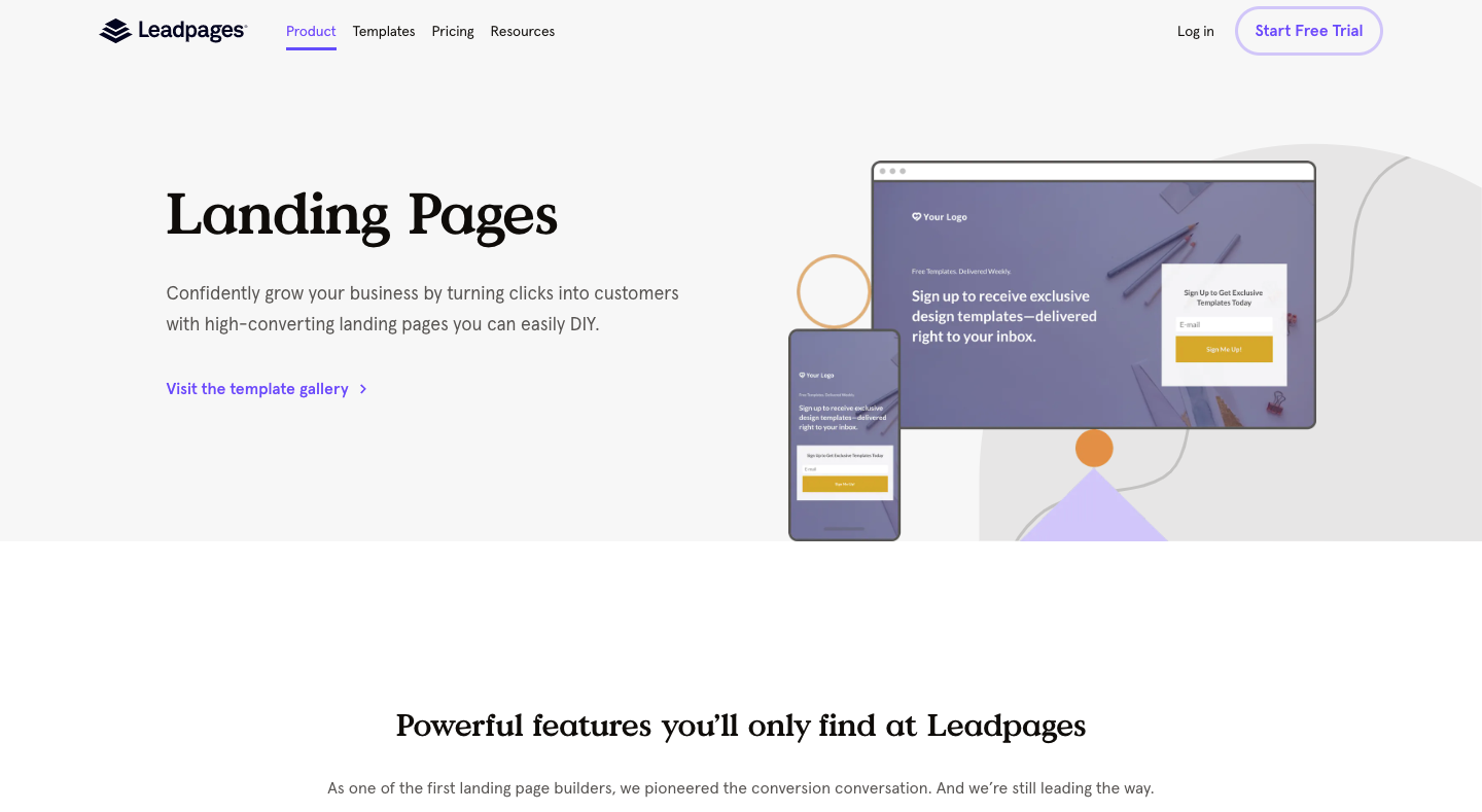 Leadpages Best Landing Page Builders