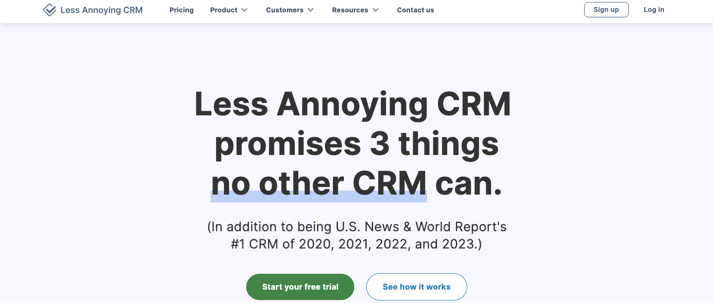 Less Annoying CRM Small Business Marketing Strategies