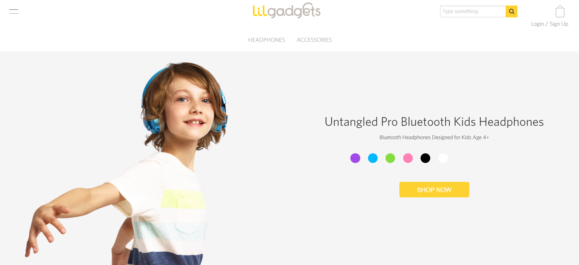LilGadgets Hero best ecommerce websites