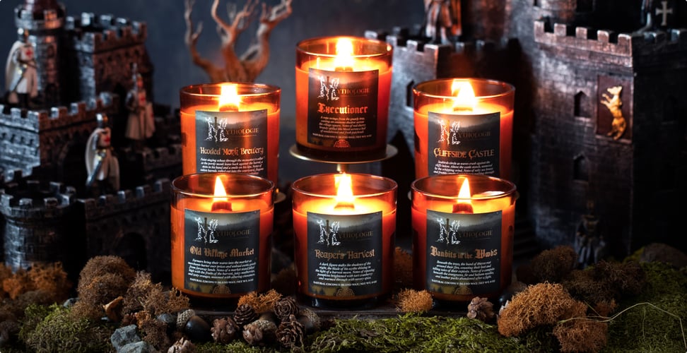 Mythologie Candles drives 6080 of their revenue through Drip.