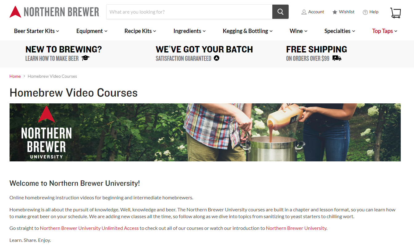 Northern Brewer Video Courses Inbound Marketing