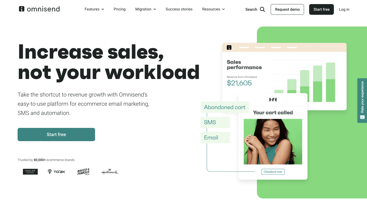 Omnisend Best Mailchimp Alternatives