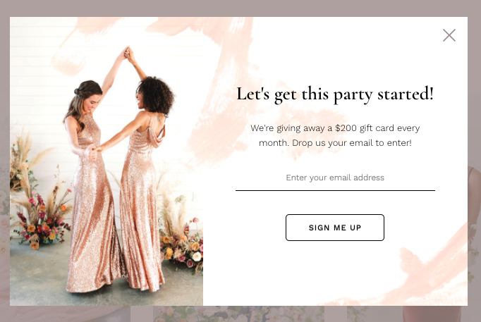 Revelry Email Capture Popup Small Business Marketing Strategies