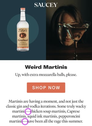 Saucey Tone in Email