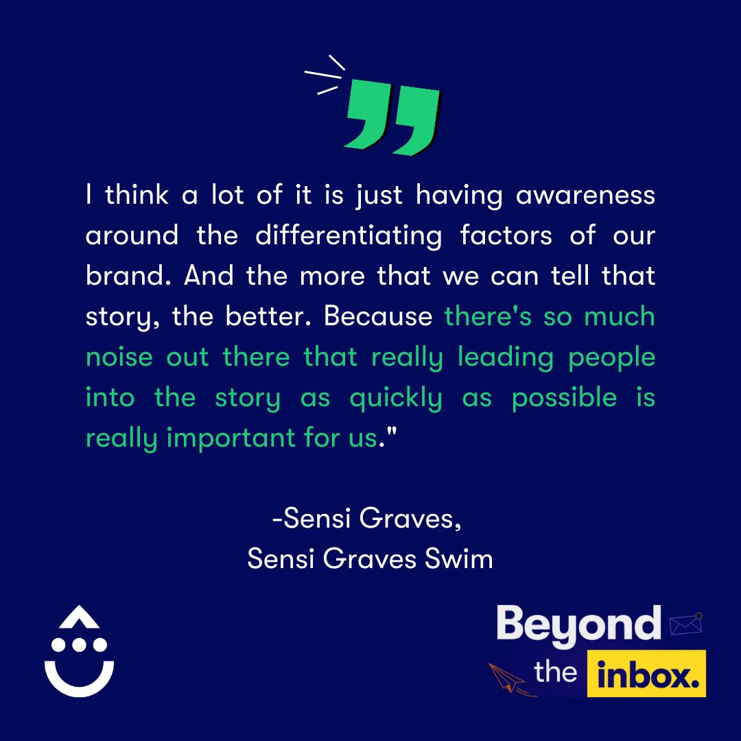 Sensi Graves, Sensi Graves Swim, Customer Journey