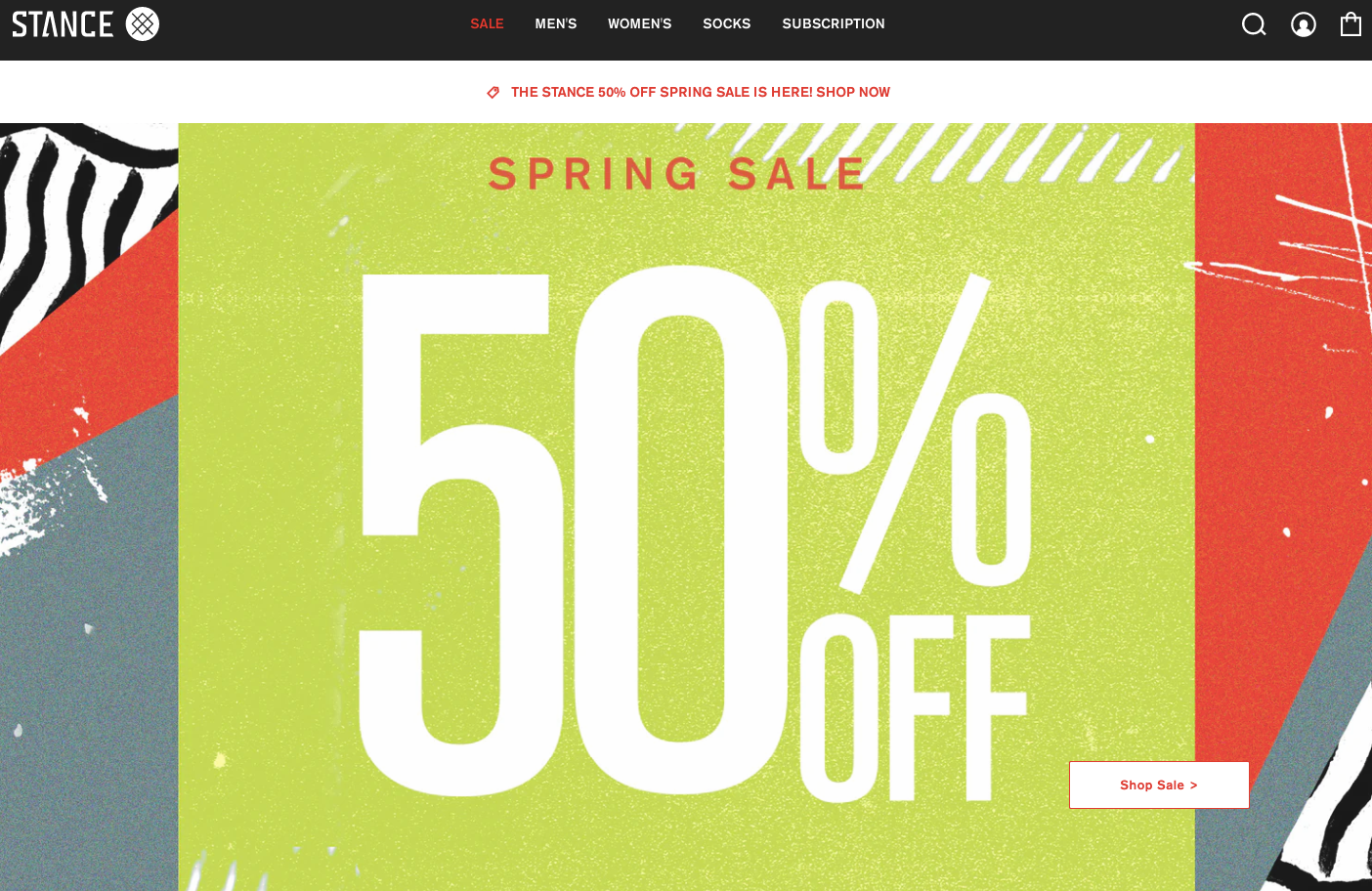 Stance Spring Sale May Marketing Ideas