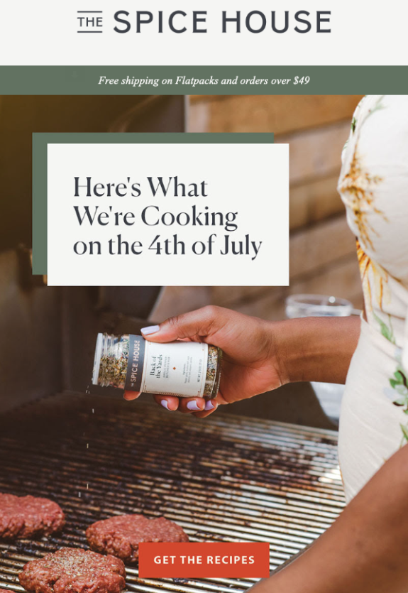 The Spice House 4th of July June Newsletter Ideas