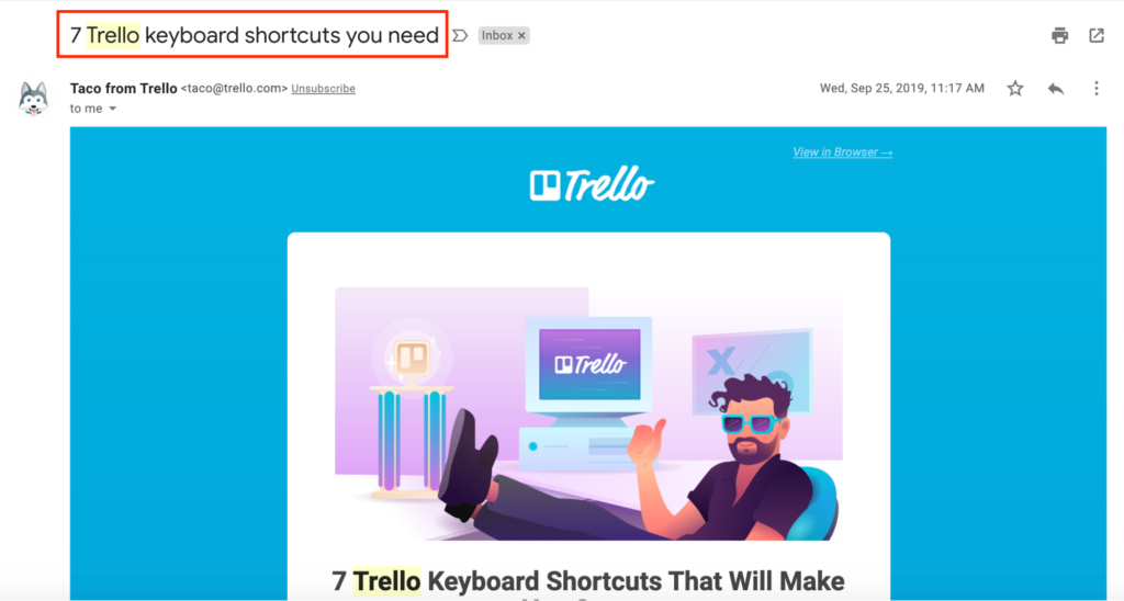 Trello Subject Lines Best Practices Email Marketing for Ecommerce