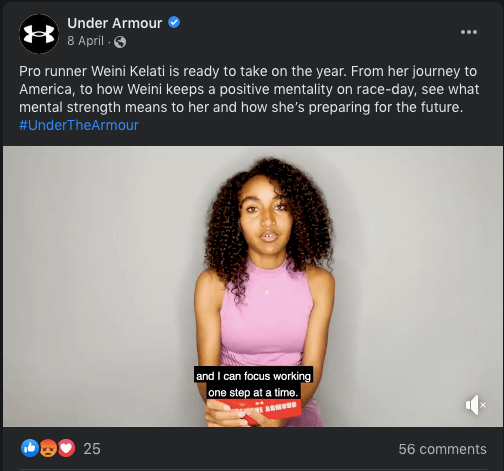 Under Amour Post Multichannel Marketing