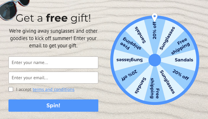 Wheel of Fortune Ecommerce Popup Templates
