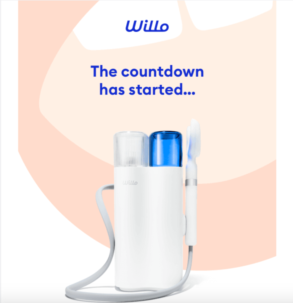 Willo Product Launch Email Example