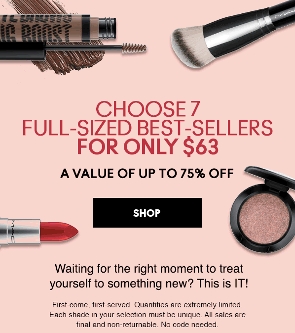 MAC Cosmetics Email Example