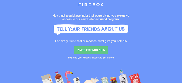 Firebox Forward to a Friend Email Example